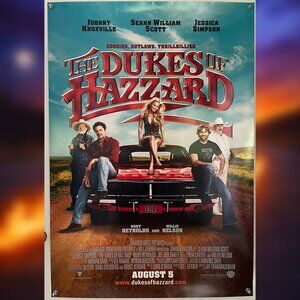 THE DUKES OF HAZZARD (2005) - ORIGINAL DOUBLE SIDED MOVIE POSTER